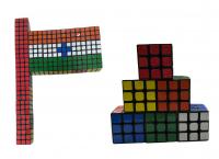 Cubeskool MINI CUBE 3x3 Sticker PACK 12