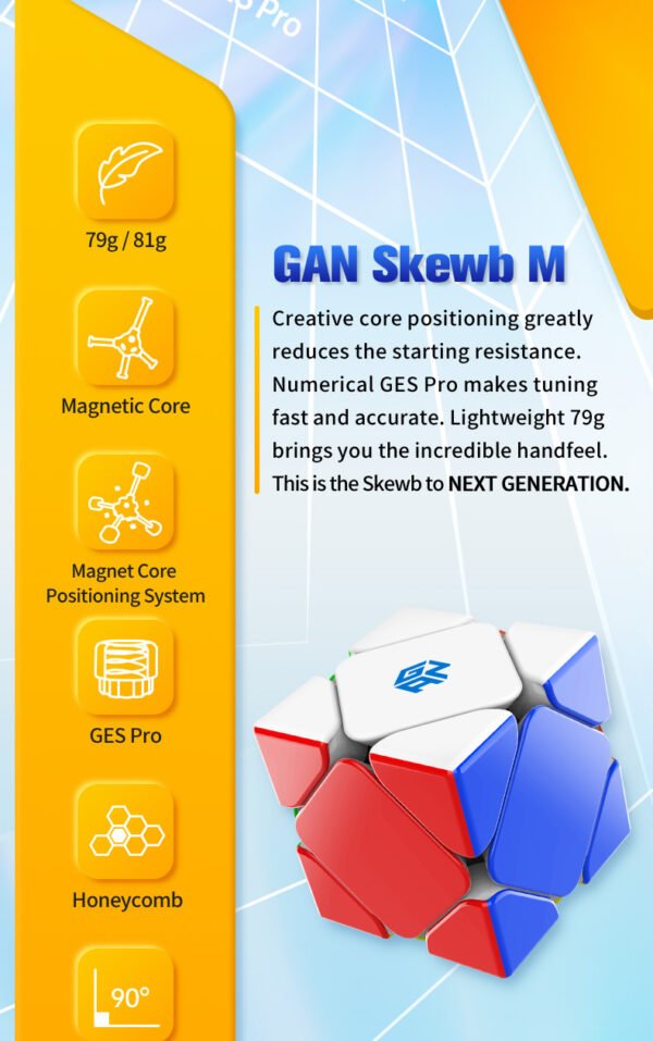 CUBESKOOL GAN Skewb Standard-3