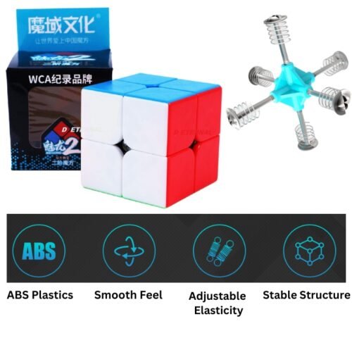 Cubeskool MoYu 2x2 Speed Cube Stickerless-6