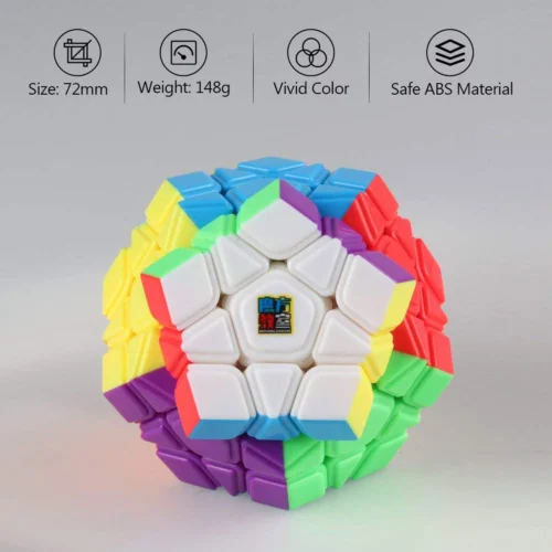 Cubeskool MoYu Megaminx Speed Cube Stickerless-3