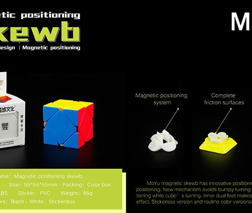 Cubeskool MoYu Skewb Speed Cube Stickerless-10