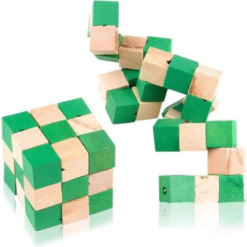 Wooden Snake Cube - Image 1