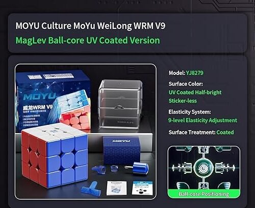 Weilong WRM V9 Ball Core (UV Coated) Maglev+Core Magnets 3X3X3 Cube - Image 6
