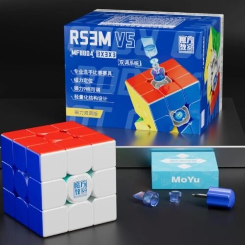 MOYU RS3M V5 Magnetic (Dual-Adjustment) Stickerless 3x3 Cube - Image 1