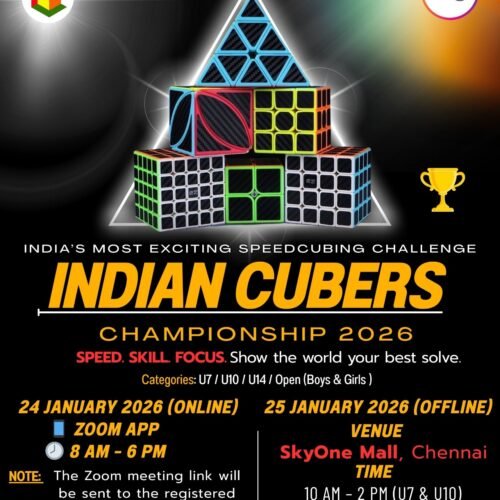 INDIAN CUBERS CHAMPIONSHIP 2026 - Image 1