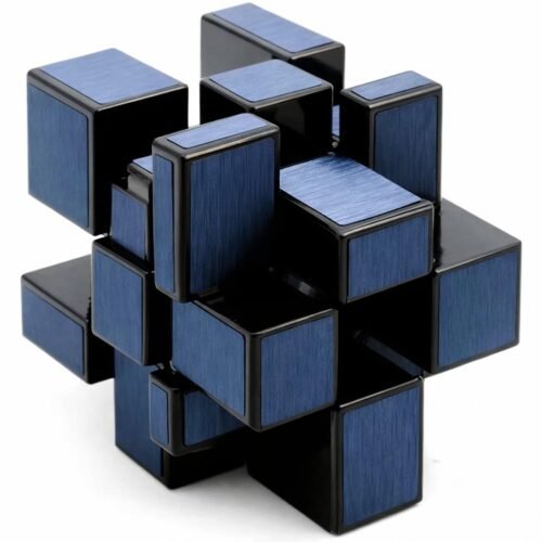 QiYi 3x3 Mirror Cube – Blue | Shape Mod Speed Puzzle | Twist Brain Teaser for Kids & Adults - Image 4