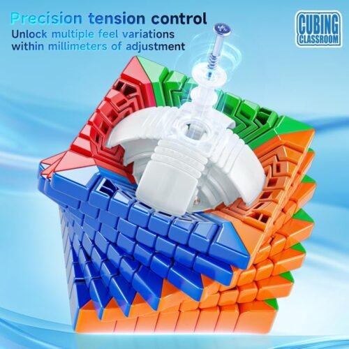 Cubeskool MoYu MeiLong 8 V3 8x8 Speed Cube – Non-Magnetic Stickerless Puzzle Cube - Image 6