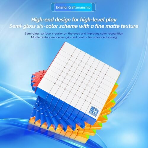 Cubeskool MoYu MeiLong 9 V3 9x9 Stickerless Speed Cube – Multi-Layer Puzzle Cube - Image 4