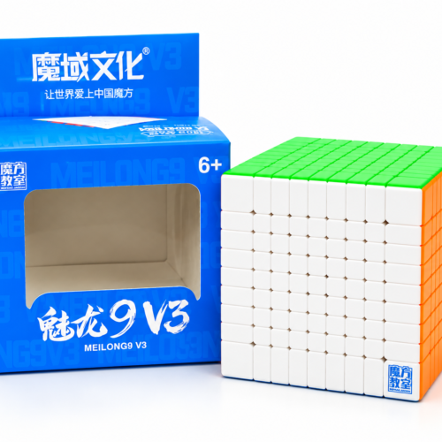Cubeskool MoYu MeiLong 9 V3 9x9 Stickerless Speed Cube – Multi-Layer Puzzle Cube - Image 1